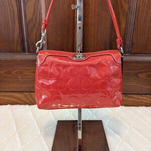 Coach Legacy Top Turnlock 2-Way Baguette mini bag